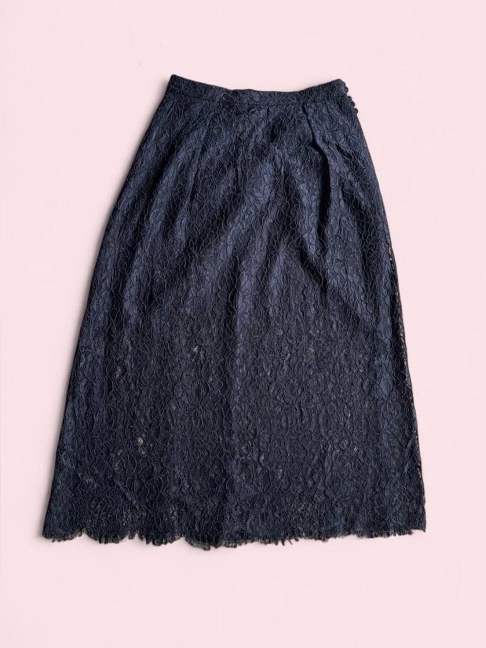 Lewit by Nordstrom Black Midi Skirt in Size 4